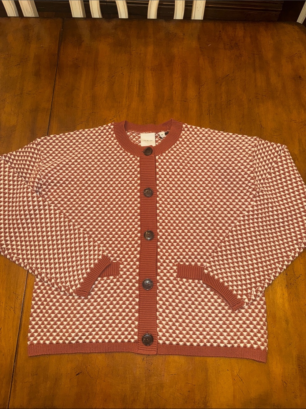 NWT Varley Elwick Sweater Jacket - Maple - Medium